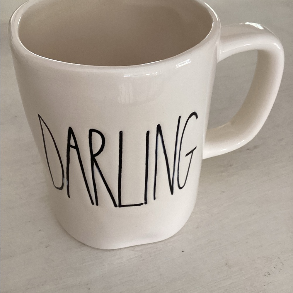 Rae Dunn Darling Mug - White